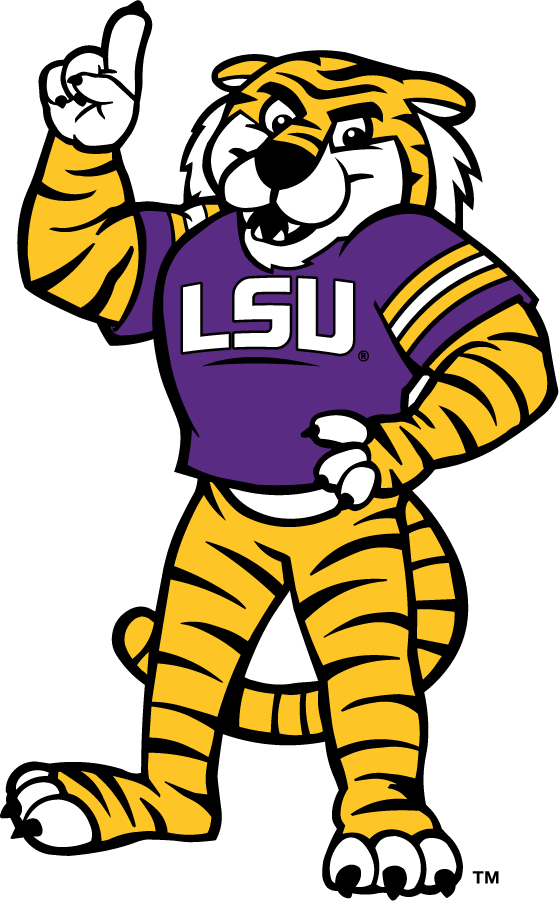 LSU Tigers 2006-2014 Mascot Logo t shirts iron on transfers
